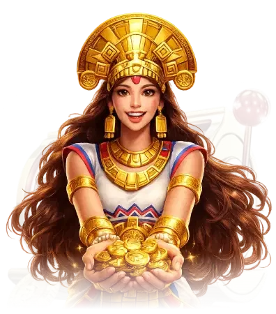 赏金女王主题中的角色与金色场景